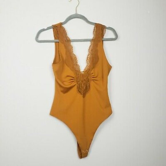 Free People First Call Bodysuit Bergamont Tea - Picture 4 of 4